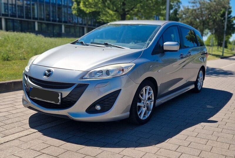 Silber Gebraucht 2012 Mazda 5 Sports-Line Van / Kleinbus | 8.490 € (Fairer Preis) - Bild 1/4