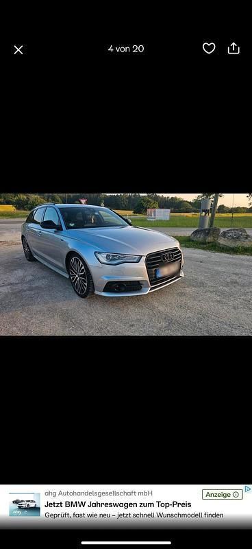 Silber Gebraucht 2016 Audi A6 S-Line Kombi | 20.500 € (Fairer Preis) - Bild 1/4