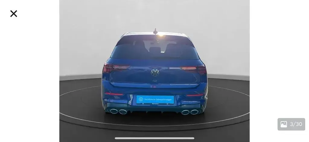 Gebraucht VW Golf VIII R 320 PS (235 kW) 2021 Blau Limousine