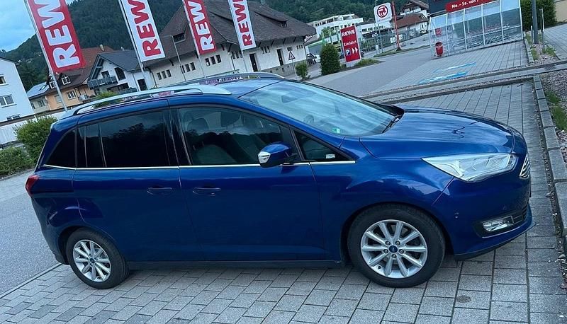 Blau Gebraucht 2016 Ford Grand C-Max Titanium Van / Kleinbus | 10.000 € (Fairer Preis) - Bild 1/4