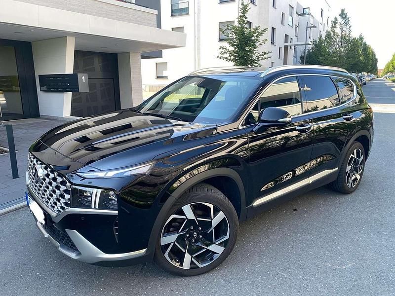 Schwarz Gebraucht 2021 Hyundai Santa Fe Prime SUV | 34.999 € (Etwas zu teuer) - Bild 1/4