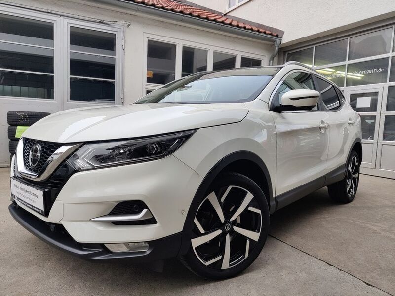 Brilliant white (m) Gebraucht 2020 Nissan Qashqai Tekna SUV | 18.750 € (Fairer Preis) - Bild 1/4