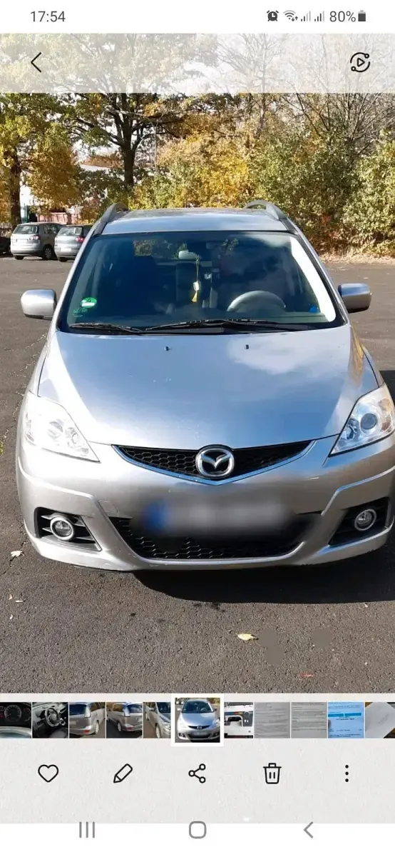Gebraucht Mazda 5 143 PS (105 kW) 2009 Grau Van / Kleinbus