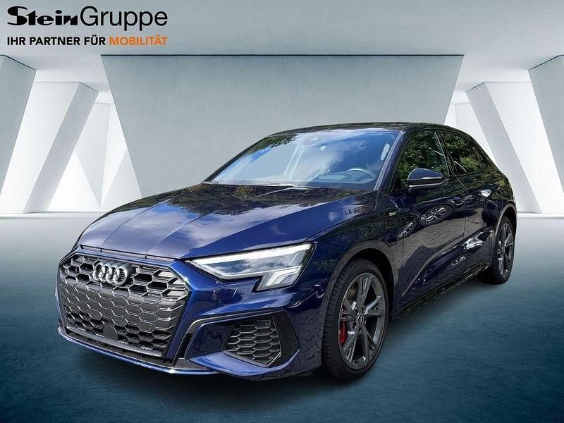 Blau Gebraucht 2022 Audi A3 Sportback e-tron S-Line Limousine | 29.880 € (Fairer Preis) - Bild 1/4