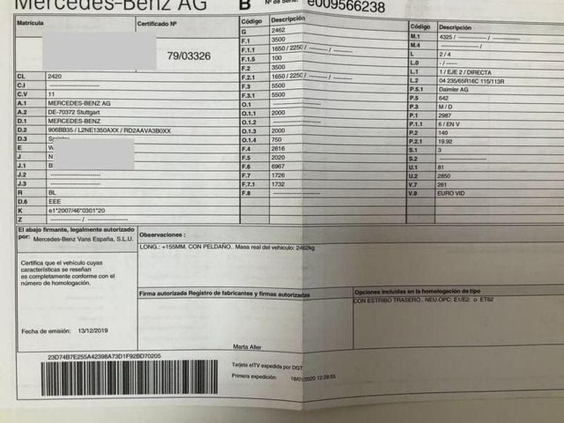 Gebraucht Mercedes Sprinter 190 PS (139 kW) 2020 Arktikweiss Van