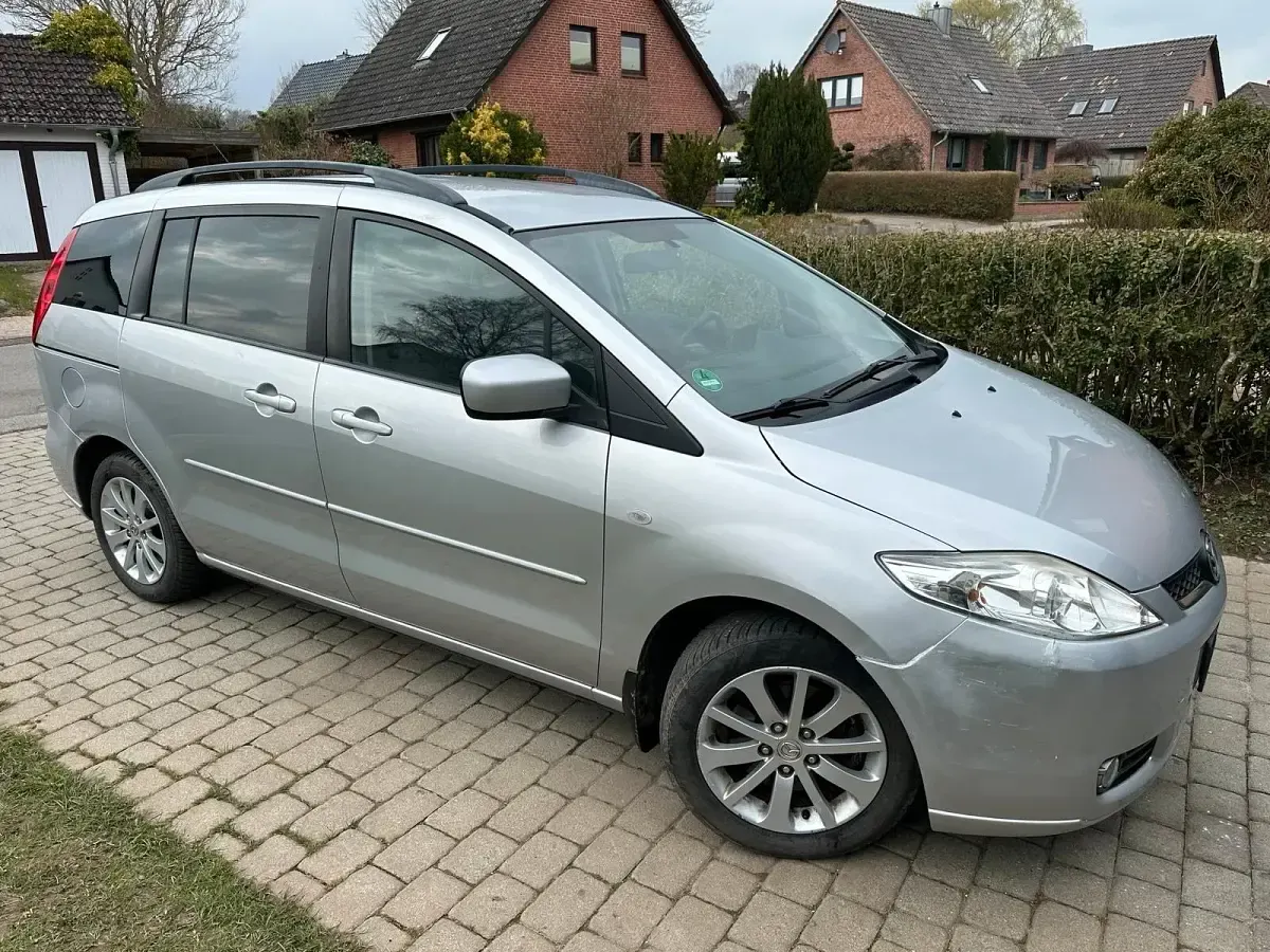 Gebraucht Mazda 5 116 PS (85 kW) 2007 Silber Van / Kleinbus