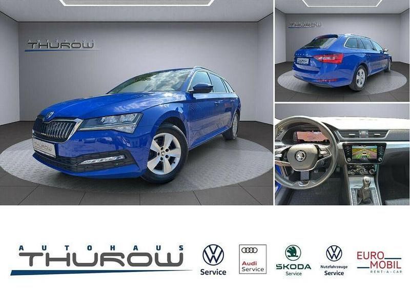 Blau Gebraucht 2021 Skoda Superb Ambition Kombi | 18.900 € (Guter Preis) - Bild 1/4
