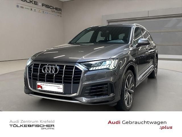 Samuraigrau (metallic) Gebraucht 2021 Audi Q7 Basis SUV | 50.959 € - Bild 1/4