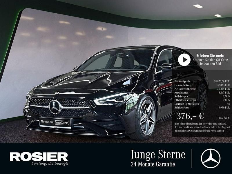Schwarz / kosmosschwarz Gebraucht 2024 Mercedes CLA250 Shooting Brake Advanced Plus Kombi | 38.876 € (Fairer Preis) - Bild 1/4