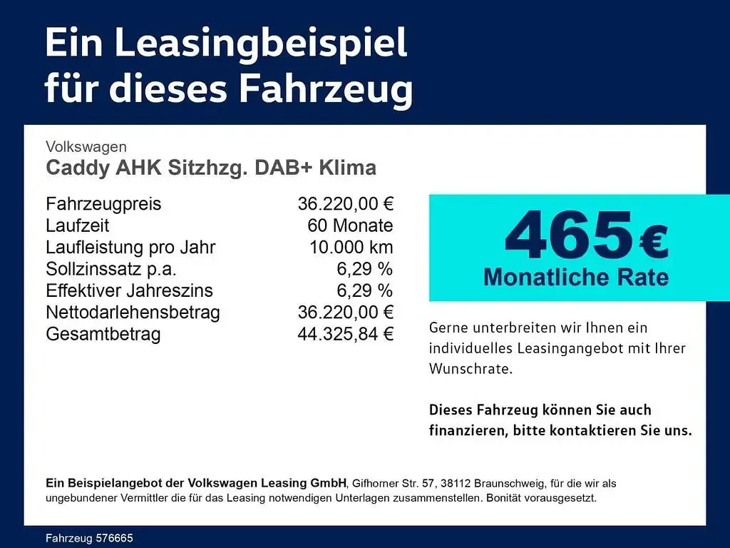 Używany VW Caddy Basis 116 KM (85 kW) 2025 Szary Minivan