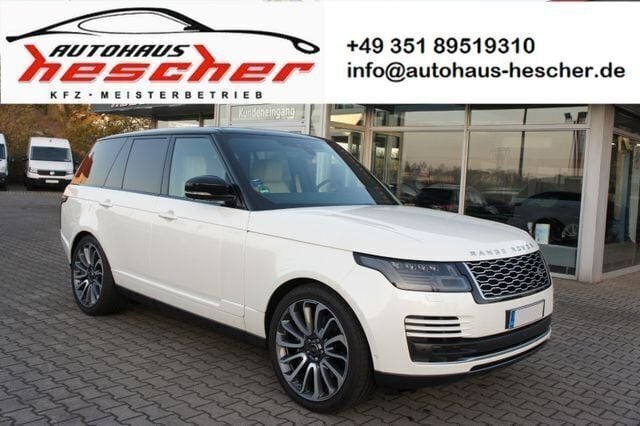 Weiß svo premium palette white metallic Gebraucht 2018 Land Rover Range Rover SUV | 53.980 € (Superpreis) - Bild 1/4
