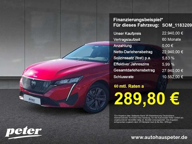 Rot Gebraucht 2024 Peugeot 308 Allure Kombi | 22.940 € (Superpreis) - Bild 1/4