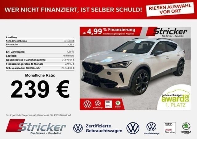 Weiß Gebraucht 2024 Cupra Formentor SUV | 26.949 € (Guter Preis) - Bild 1/3