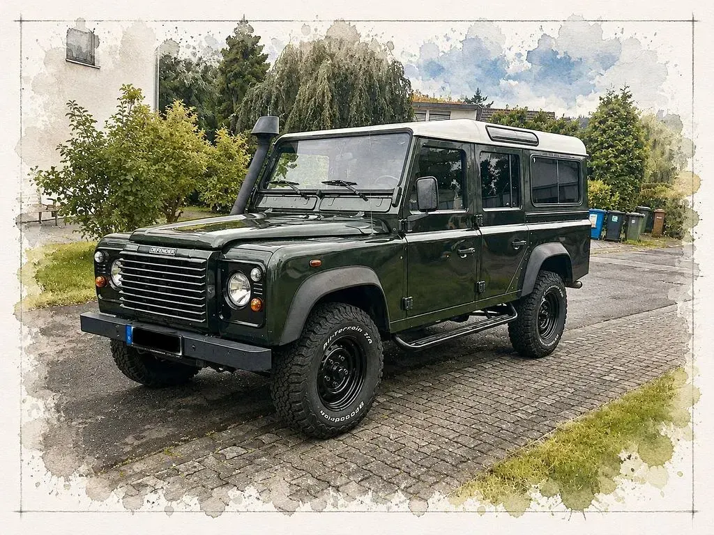 Gebraucht Land Rover Defender 122 PS (89 kW) 2004 Grün SUV