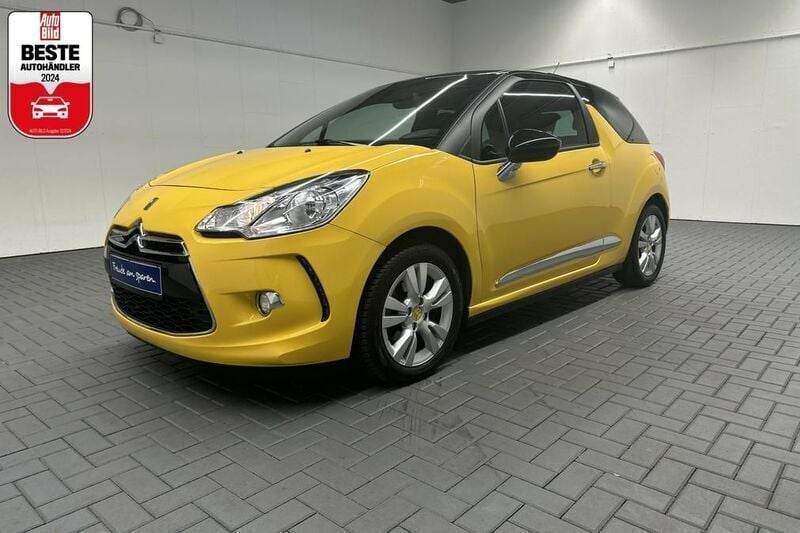 Gelb (gelb) Gebraucht 2015 Citroën DS3 So Chic Kleinwagen | 8.480 € (Etwas zu teuer) - Bild 1/4