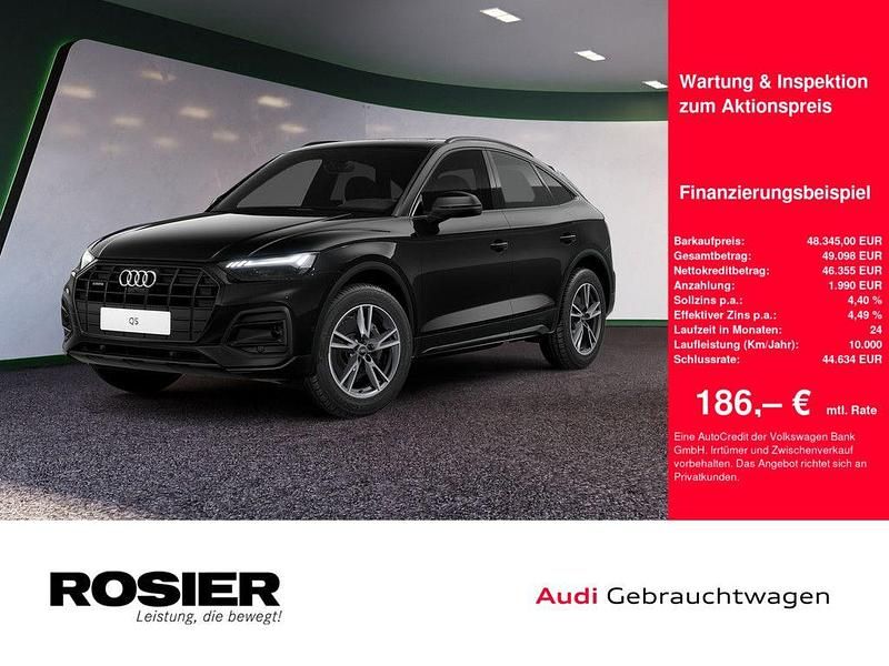 Schwarz / mythosschwarz Gebraucht 2025 Audi Q5 Sportback Advanced Plus SUV | 48.345 € (Guter Preis) - Bild 1/4