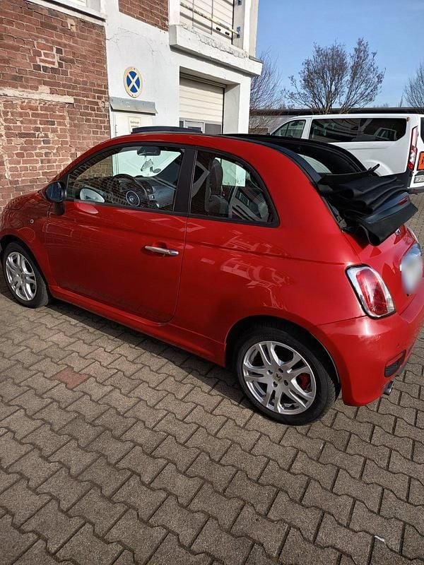 Gebraucht Fiat 500C 85 PS (62 kW) 2014 Rot Cabrio