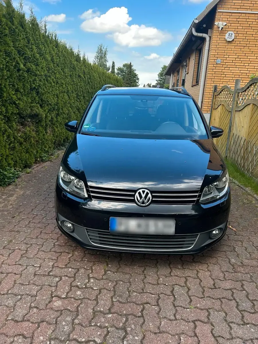 Gebraucht VW Touran 105 PS (77 kW) 2012 Schwarz Van / Kleinbus