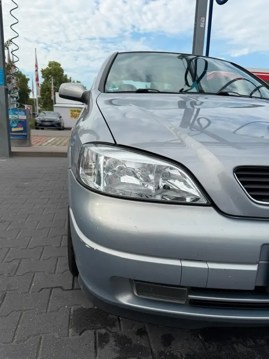 Gebraucht Opel Astra 2002 Silber Kleinwagen