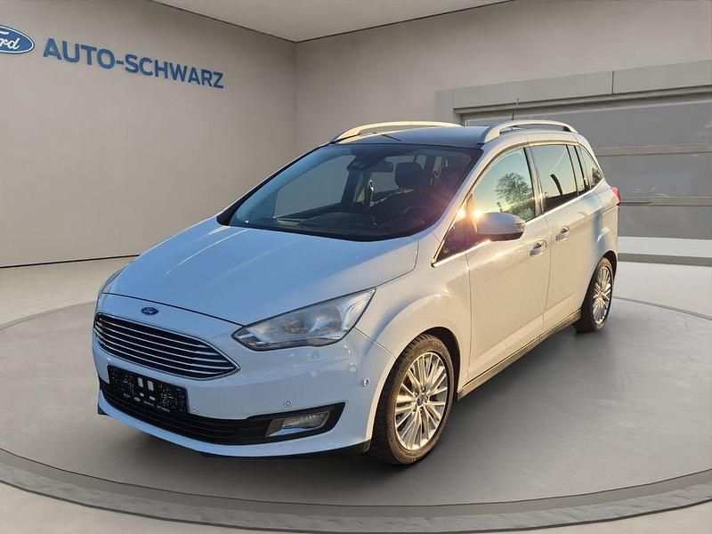 Gebraucht Ford Grand C-Max Titanium 125 PS (91 kW) 2015 Weiß Van / Kleinbus