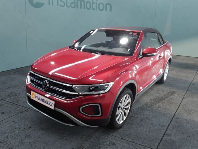 Rot Gebraucht 2024 VW T-Roc Cabriolet Style Cabrio | 25.480 € (Superpreis) - Bild 1/2