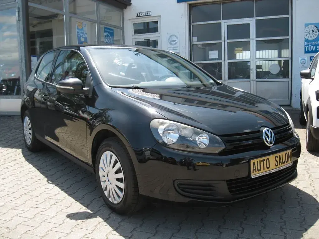 Gebraucht VW Golf VI Trendline 80 PS (58 kW) 2009 Schwarz Kleinwagen