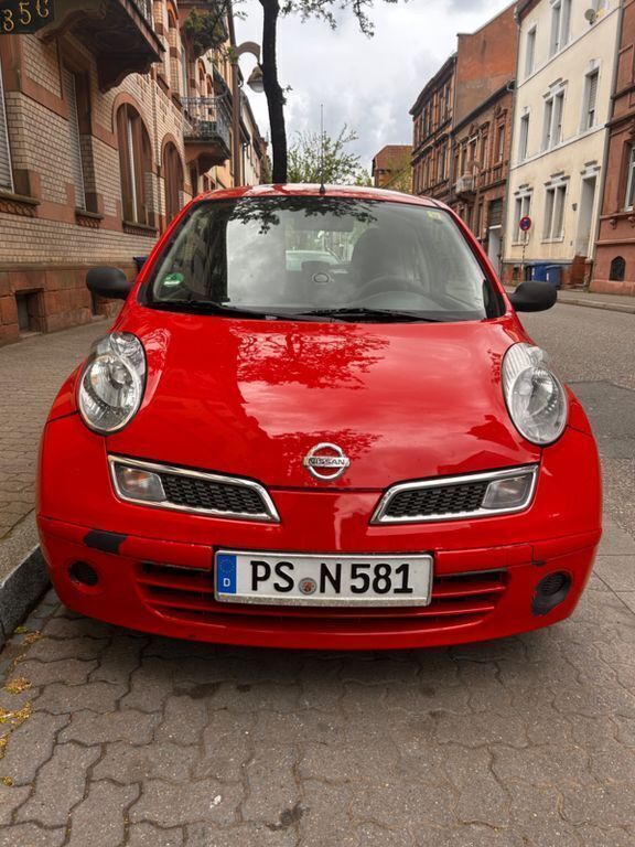 Rot Gebraucht 2009 Nissan Micra I-Way Kleinwagen | 2.500 € (Fairer Preis) - Bild 1/4