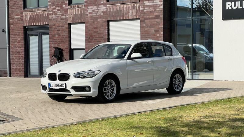 Weiß Gebraucht 2015 BMW 116 Kleinwagen | 10.100 € (Fairer Preis) - Bild 1/4