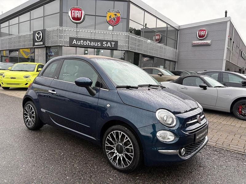 Blau Gebraucht 2021 Fiat 500C Cabrio | 14.895 € (Fairer Preis) - Bild 1/3