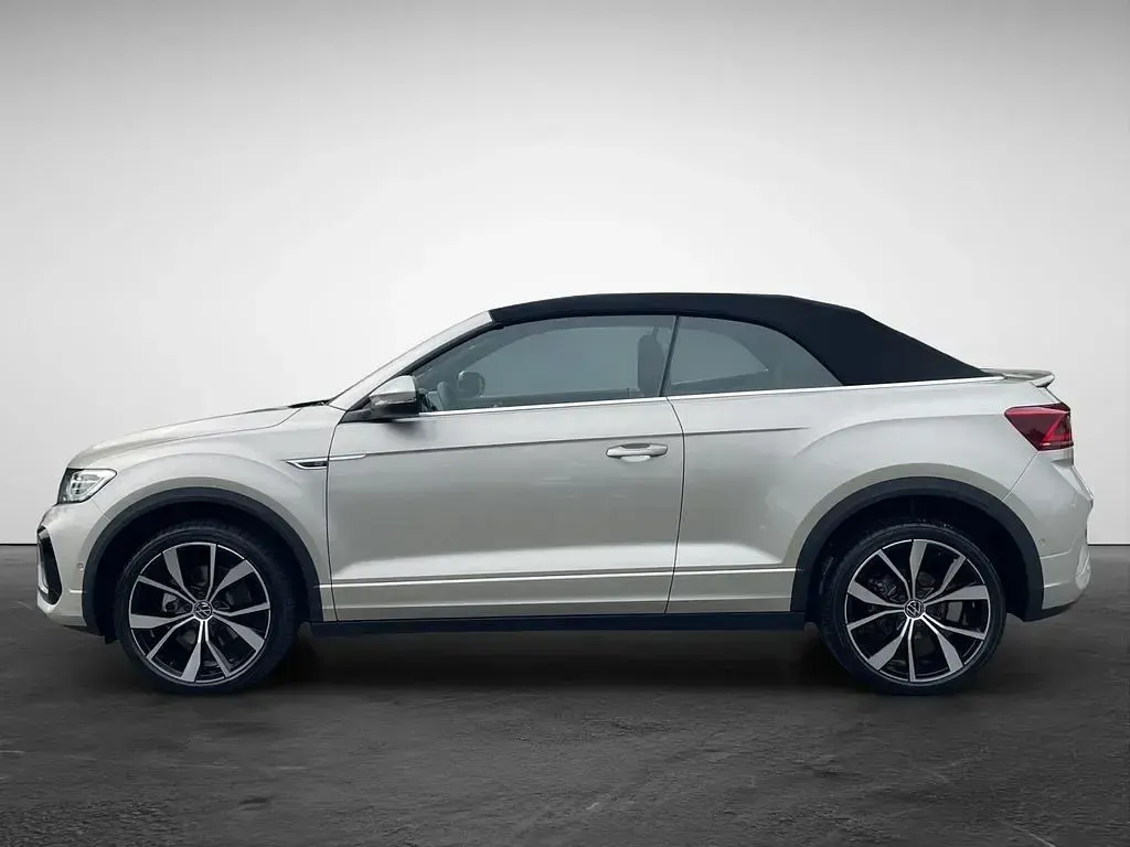 Gebraucht VW T-Roc Cabriolet R-line 150 PS (110 kW) 2024 Silber (ivory silver metallic) Cabrio
