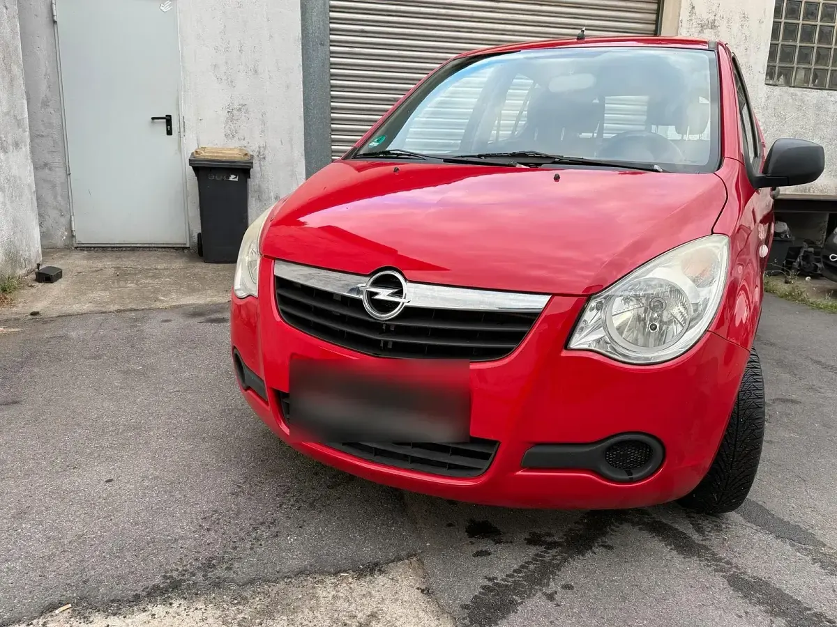 Gebraucht Opel Agila 65 PS (47 kW) 2010 Rot Kleinwagen