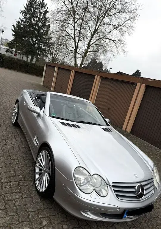 Gebraucht Mercedes SL500 306 PS (225 kW) 2004 Silber Cabrio