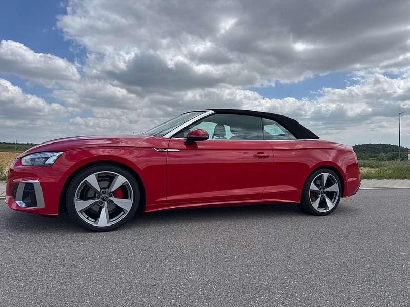 Rot Gebraucht 2024 Audi A5 Cabriolet S-Line Cabrio | 49.900 € (Etwas zu teuer) - Bild 1/4