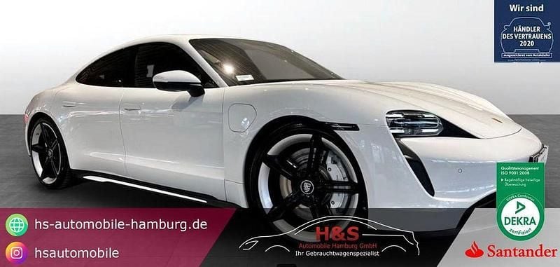 Weiß Gebraucht 2023 Porsche Taycan 4S Sport Limousine | 74.900 € (Superpreis) - Bild 1/4