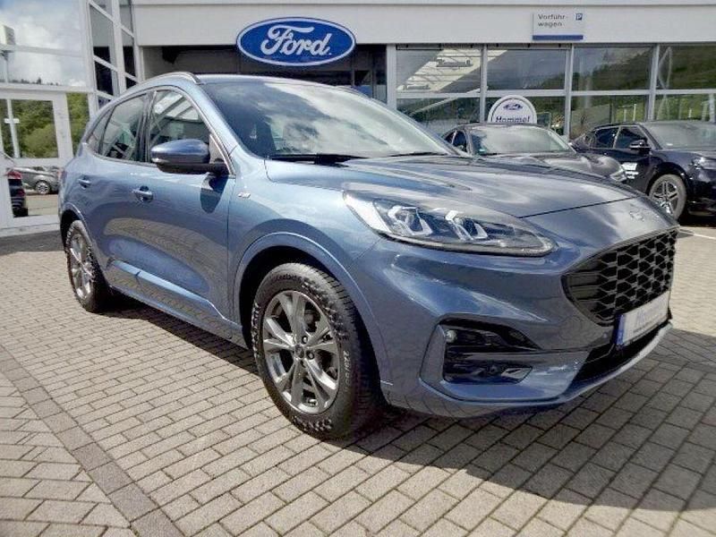 Chromablau metallic (metallic) Gebraucht 2021 Ford Kuga SUV | 20.900 € (Fairer Preis) - Bild 1/4