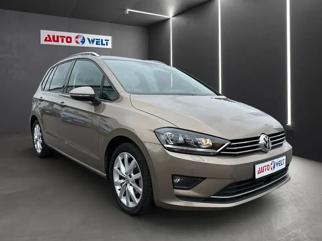 Gebraucht VW Golf Sportsvan Allstar 110 PS (80 kW) 2016 Beige Van / Kleinbus