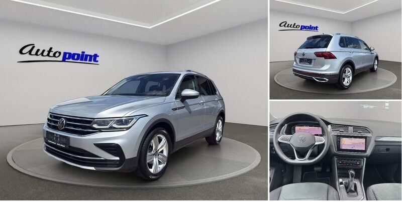 Silber Gebraucht 2021 VW Tiguan Elegance SUV | 24.950 € (Fairer Preis) - Bild 1/4