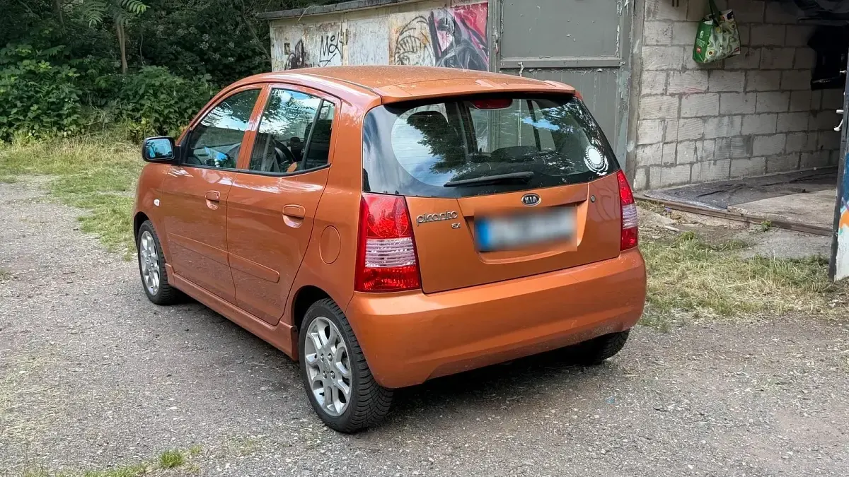 Gebraucht Kia Picanto 65 PS (47 kW) 2007 Orange Kleinwagen