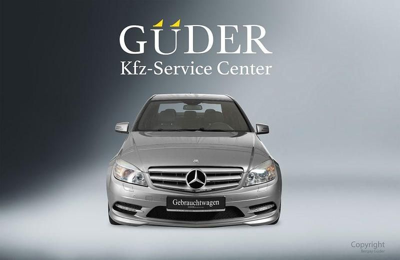 Silber Gebraucht 2010 Mercedes C200 AMG line Limousine | 10.999 € (Etwas zu teuer) - Bild 1/4