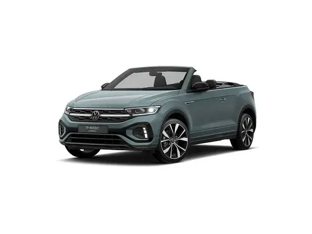 Gebraucht VW T-Roc Cabriolet R-line 150 PS (110 kW) 2025 Petroleum blue metallic Cabrio