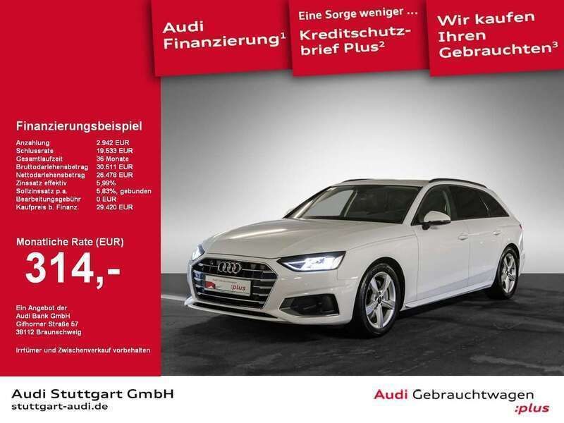 Ibisweiß Gebraucht 2022 Audi A4 Advanced Plus Kombi | 31.430 € (Fairer Preis) - Bild 1/2
