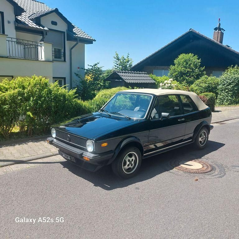 Gebraucht VW Golf Cabriolet 69 PS (50 kW) 1982 Schwarz Cabrio