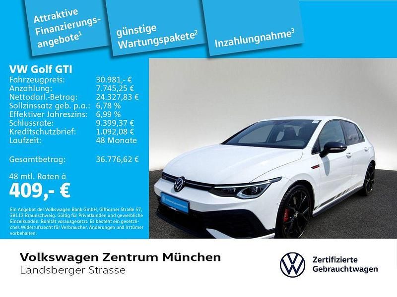 Weiß Gebraucht 2022 VW Golf VIII GTI Limousine | 30.981 € (Superpreis) - Bild 1/2