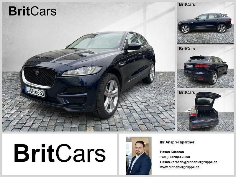 Farbe: blaufarbe: blau Gebraucht 2019 Jaguar F-Pace Prestige SUV | 36.141 € (Fairer Preis) - Bild 1/4