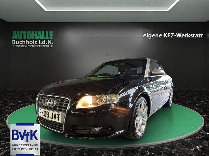 Phantomschwarz perleffekt Gebraucht 2008 Audi S4 Cabriolet Sport Cabrio | 9.990 € - Bild 1/3