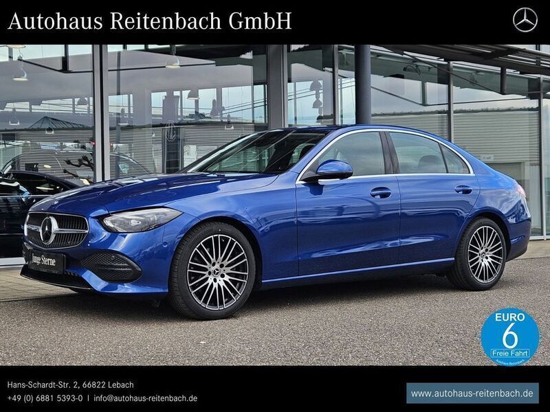 Spektralblau Gebraucht 2024 Mercedes C220 Avantgarde Limousine | 45.999 € (Teuer) - Bild 1/4