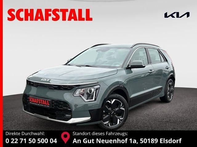 Gruen (cityscape green) Gebraucht 2022 Kia e-Niro Vision SUV | 21.979 € (Fairer Preis) - Bild 1/3