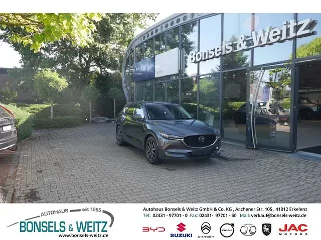 Gebraucht Mazda CX-5 Sports-Line 194 PS (142 kW) 2018 Grau metallic SUV