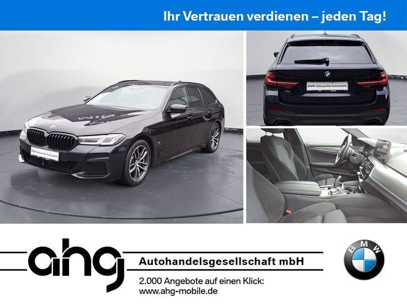 Schwarz Gebraucht 2022 BMW 520 M Sport Kombi | 35.930 € (Teuer) - Bild 1/4