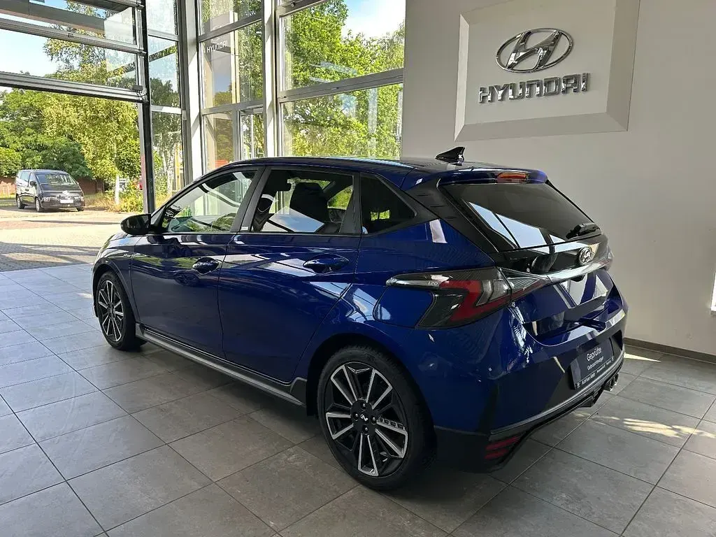 Gebraucht Hyundai i20 N Line 101 PS (74 kW) 2021 Blau Kleinwagen
